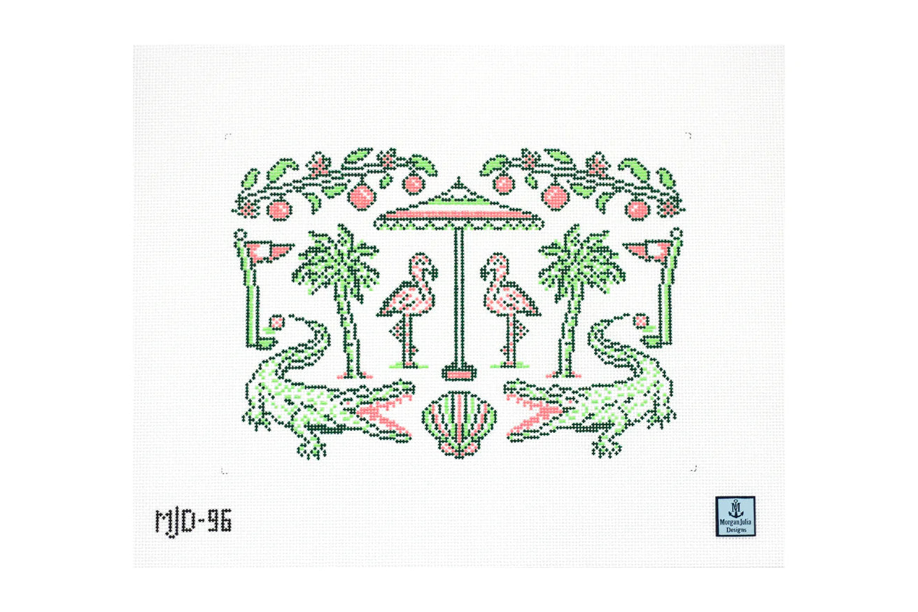 Floridays Canvas - KC Needlepoint