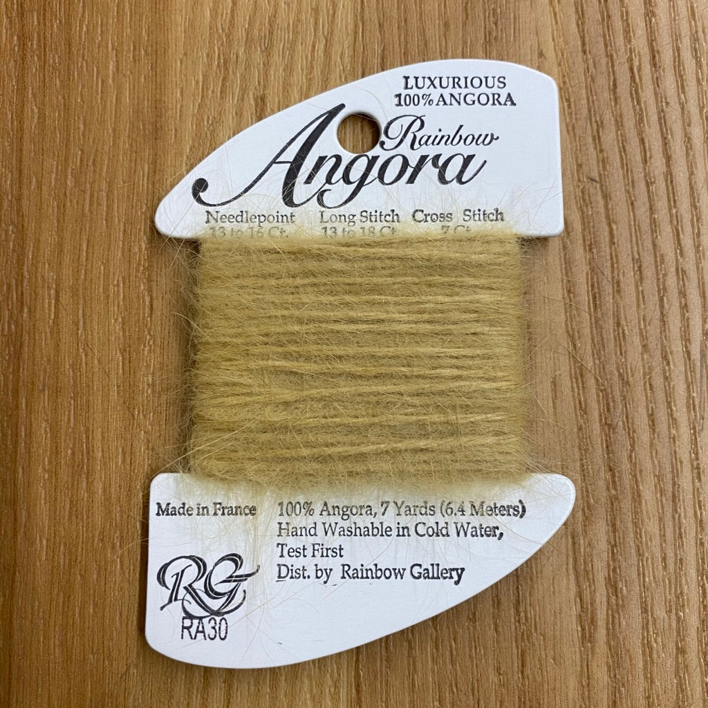 Rainbow Angora RA30 Soft Suede - needlepoint