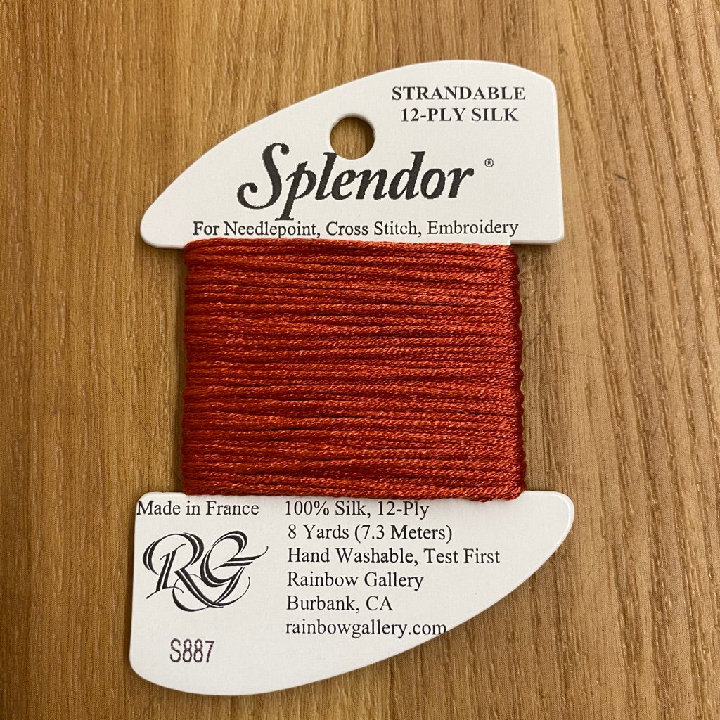 Splendor S887 Rust - KC Needlepoint