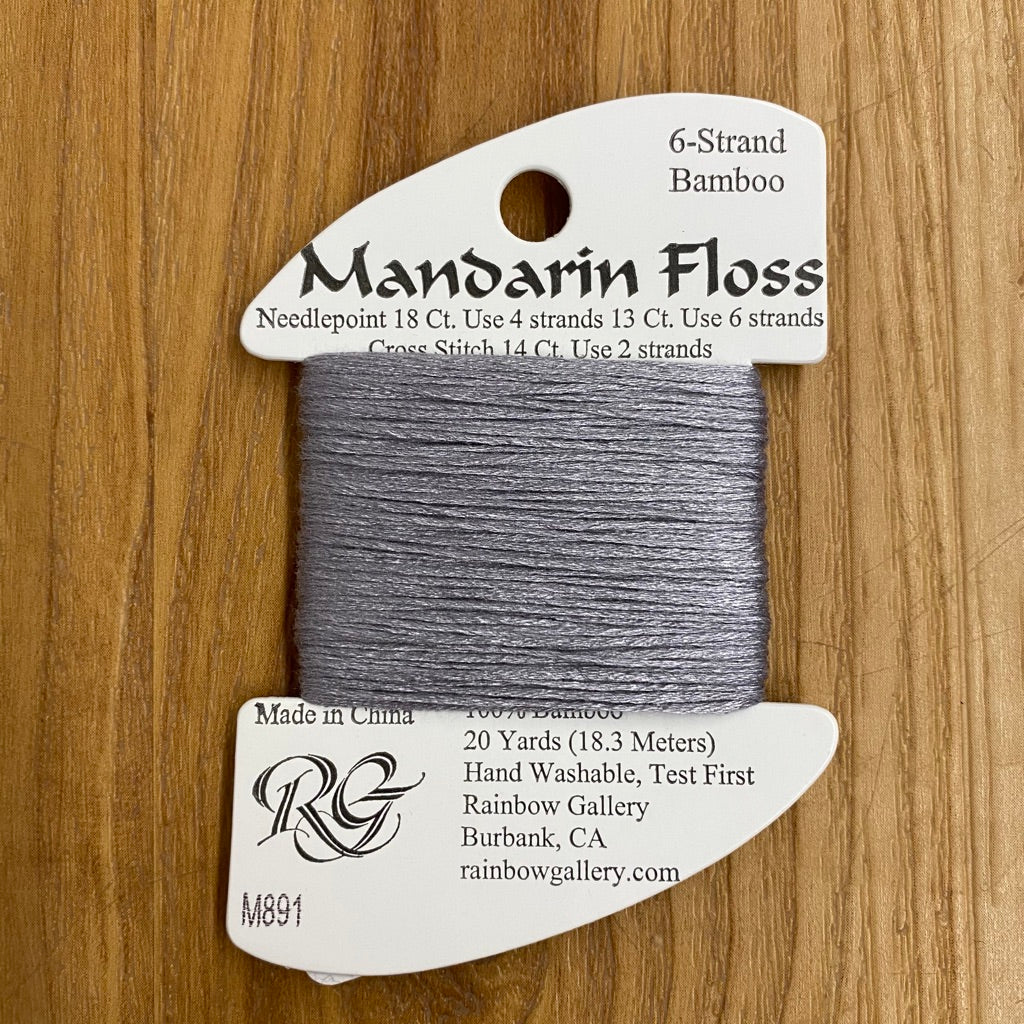 Mandarin Floss M891 Dark Pearl Gray - KC Needlepoint