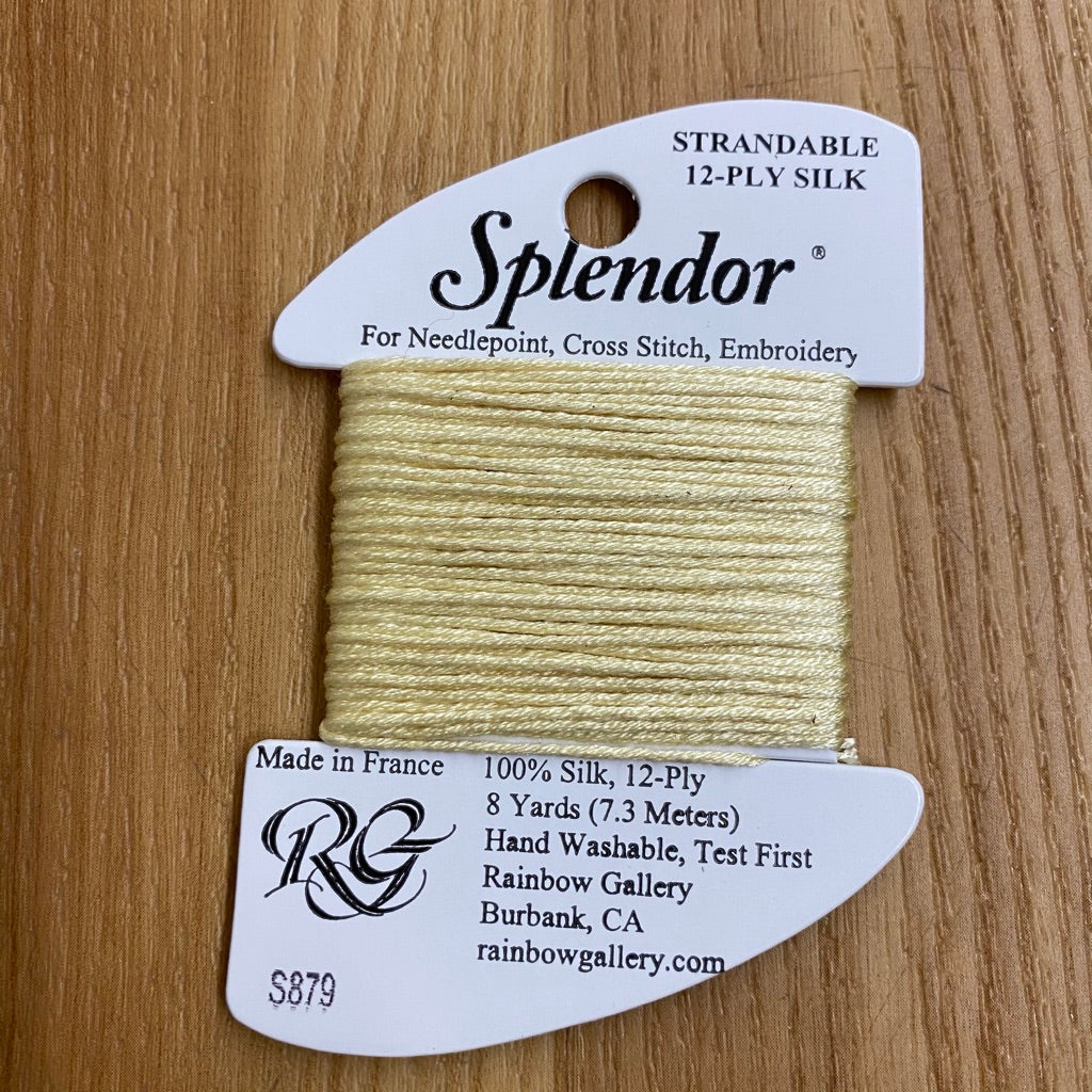 Splendor S879 Pale Yellow - KC Needlepoint
