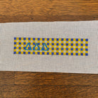 Delta Delta Delta Key Fob Canvas - needlepoint