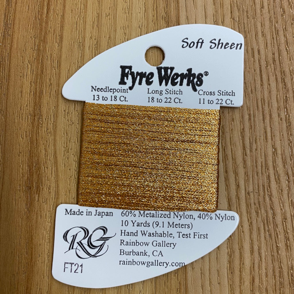 Fyre Werks Soft Sheen FT21 Lite Copper - KC Needlepoint