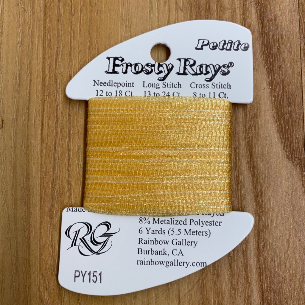 Petite Frosty Rays PY151 Lite Tan - KC Needlepoint