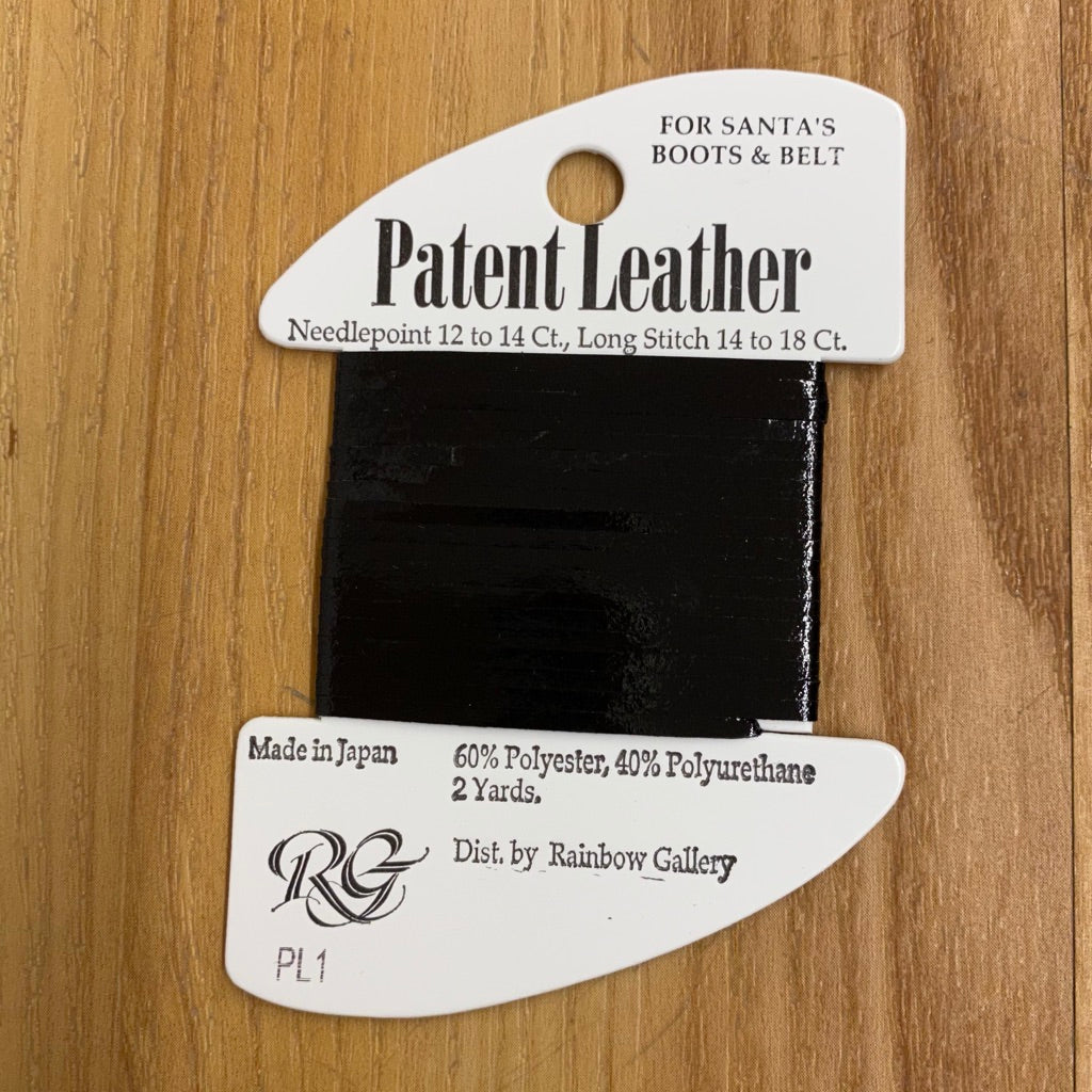 Patent Leather PL1 Black - KC Needlepoint