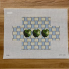 Grannie Apples Brick Canvas - needlepoint