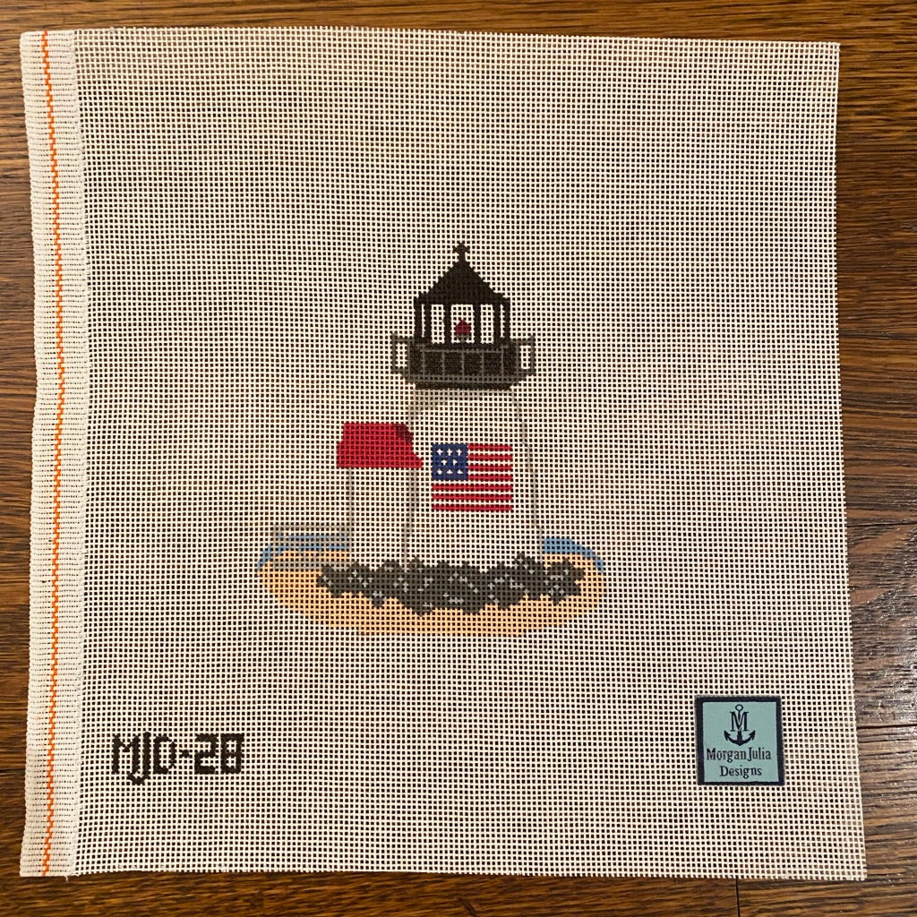 American Lighthouse Canvas - needlepoint