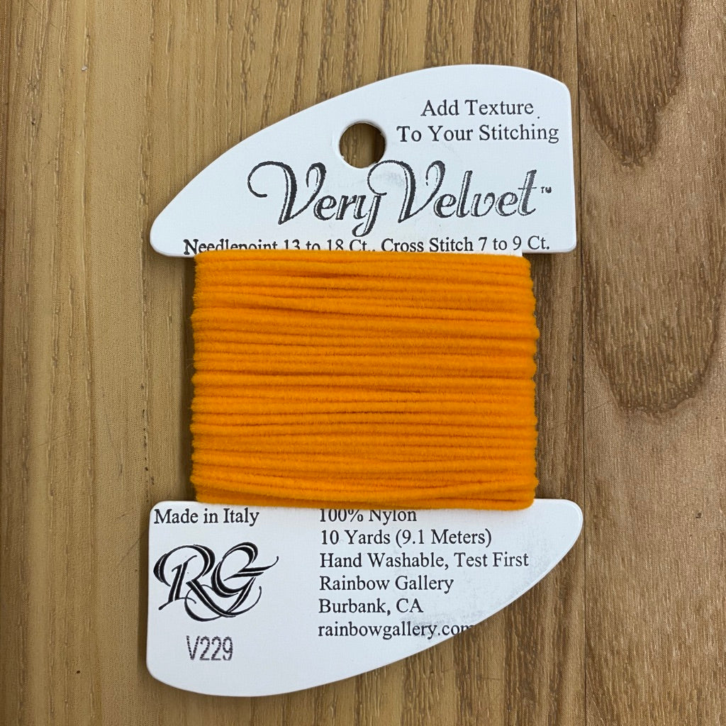 Very Velvet V229 Orange - KC Needlepoint