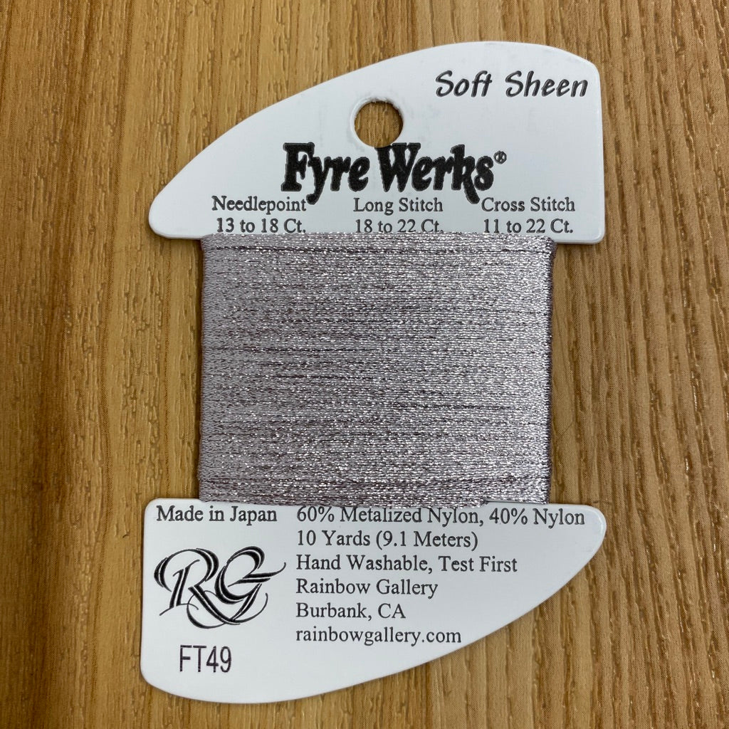 Fyre Werks Soft Sheen FT49 Platinum - needlepoint