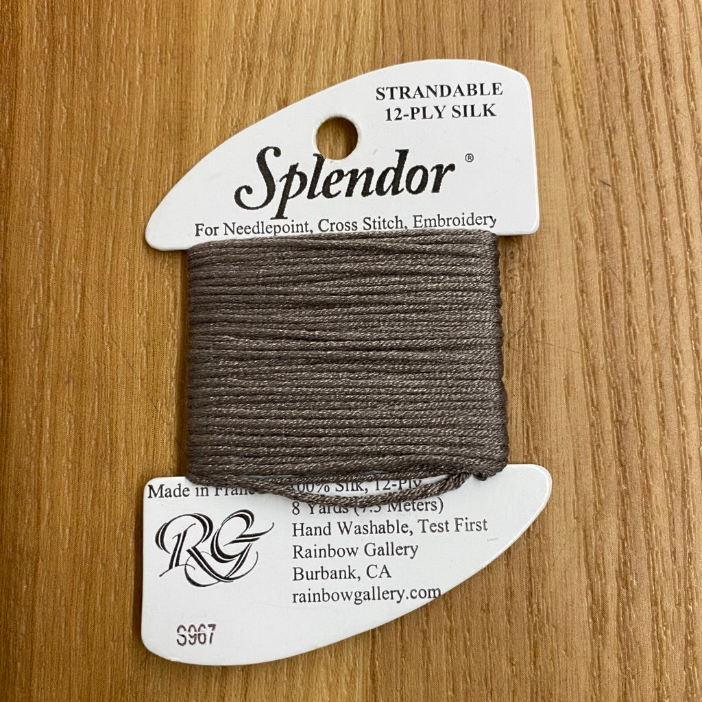 Splendor S967 Dark Taupe Gray - needlepoint