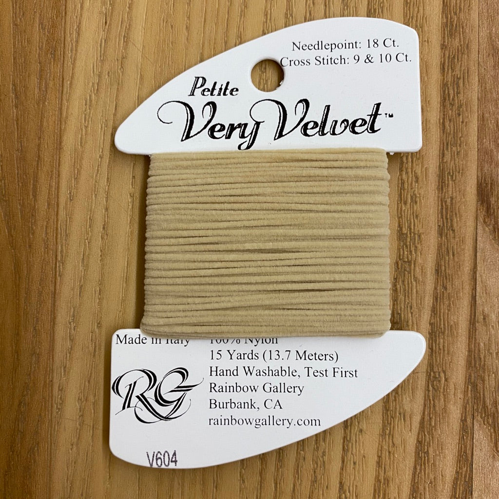 Petite Very Velvet V604 Taupe - KC Needlepoint