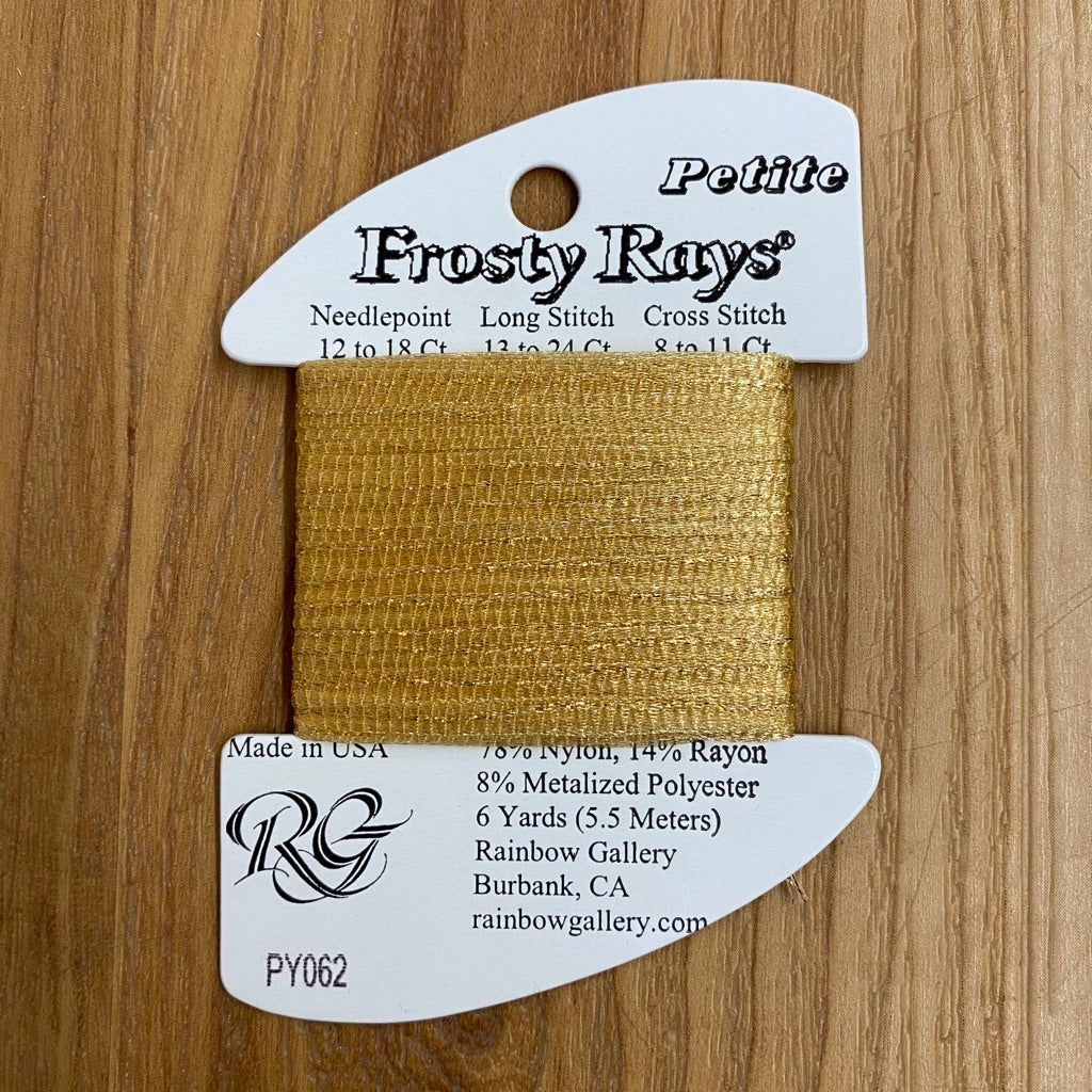 Petite Frosty Rays PY062 Golden Tan - KC Needlepoint
