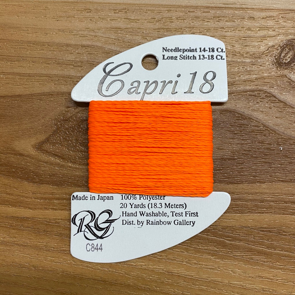 Capri 18 C844 Neon Orange - needlepoint