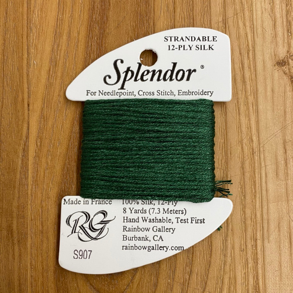 Splendor S907 Dark Pistachio Green - KC Needlepoint