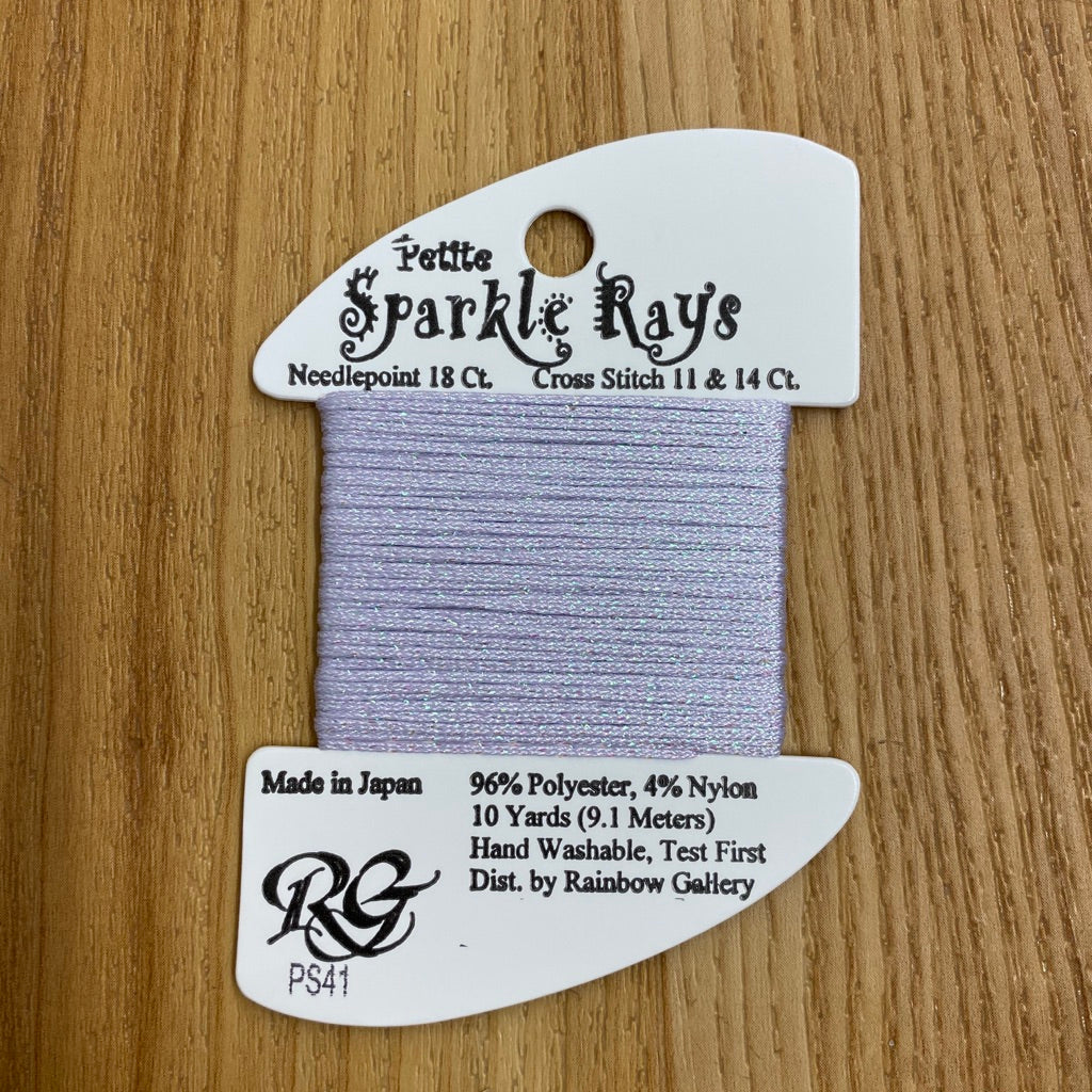 Petite Sparkle Rays PS41 Light Lavender - needlepoint