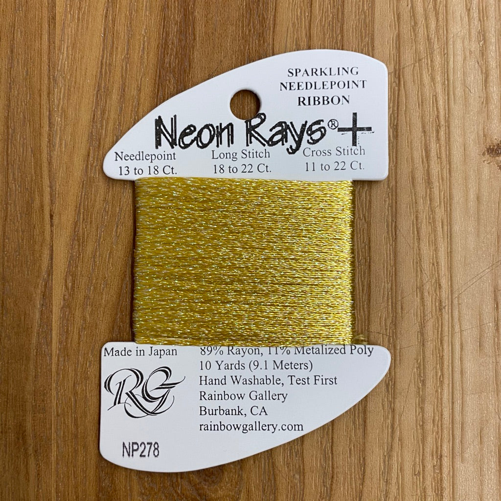 Neon Rays+ NP278 Buttercup - KC Needlepoint