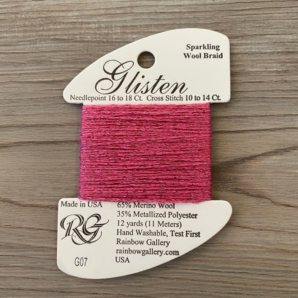 Glisten G07 Paris Pink - KC Needlepoint