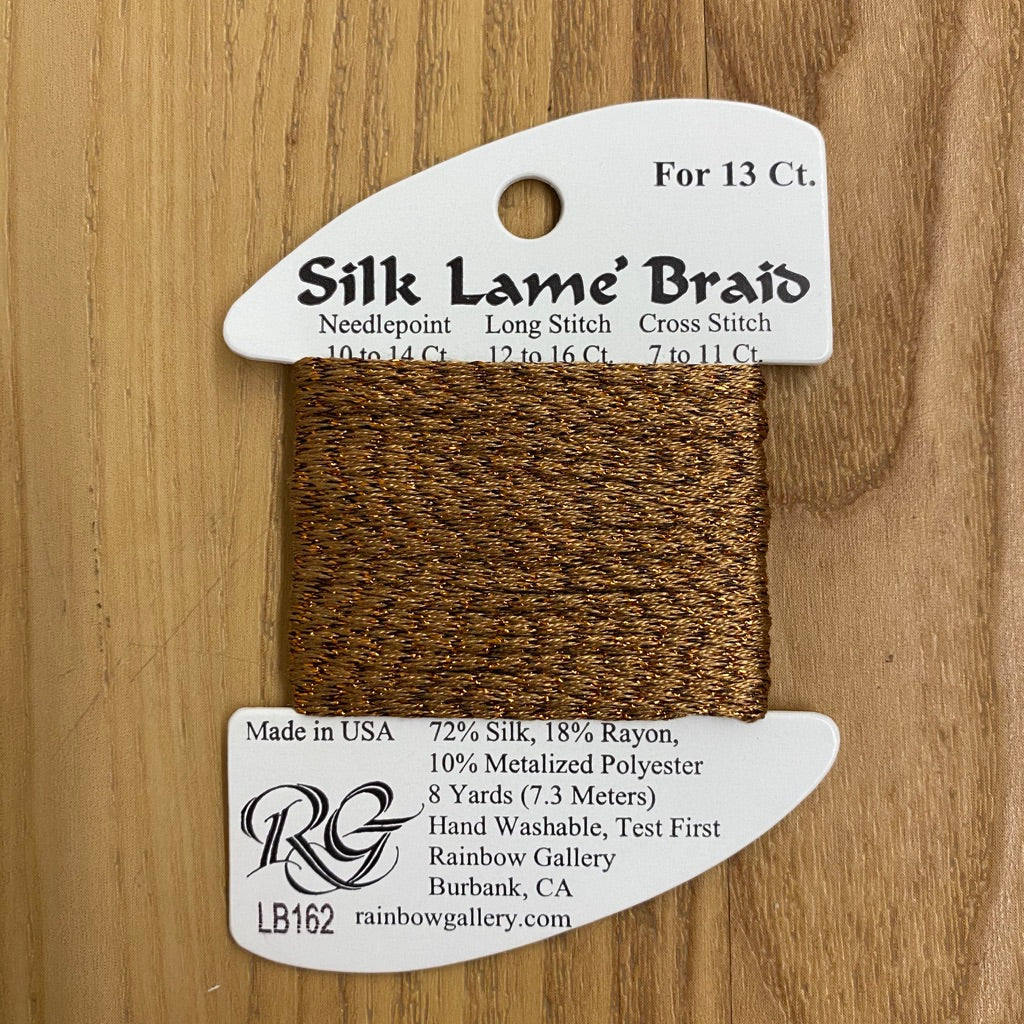 Silk Lamé Braid LB162 Hazel - KC Needlepoint