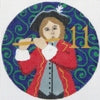 Eleven Pipers Piping Canvas - needlepoint