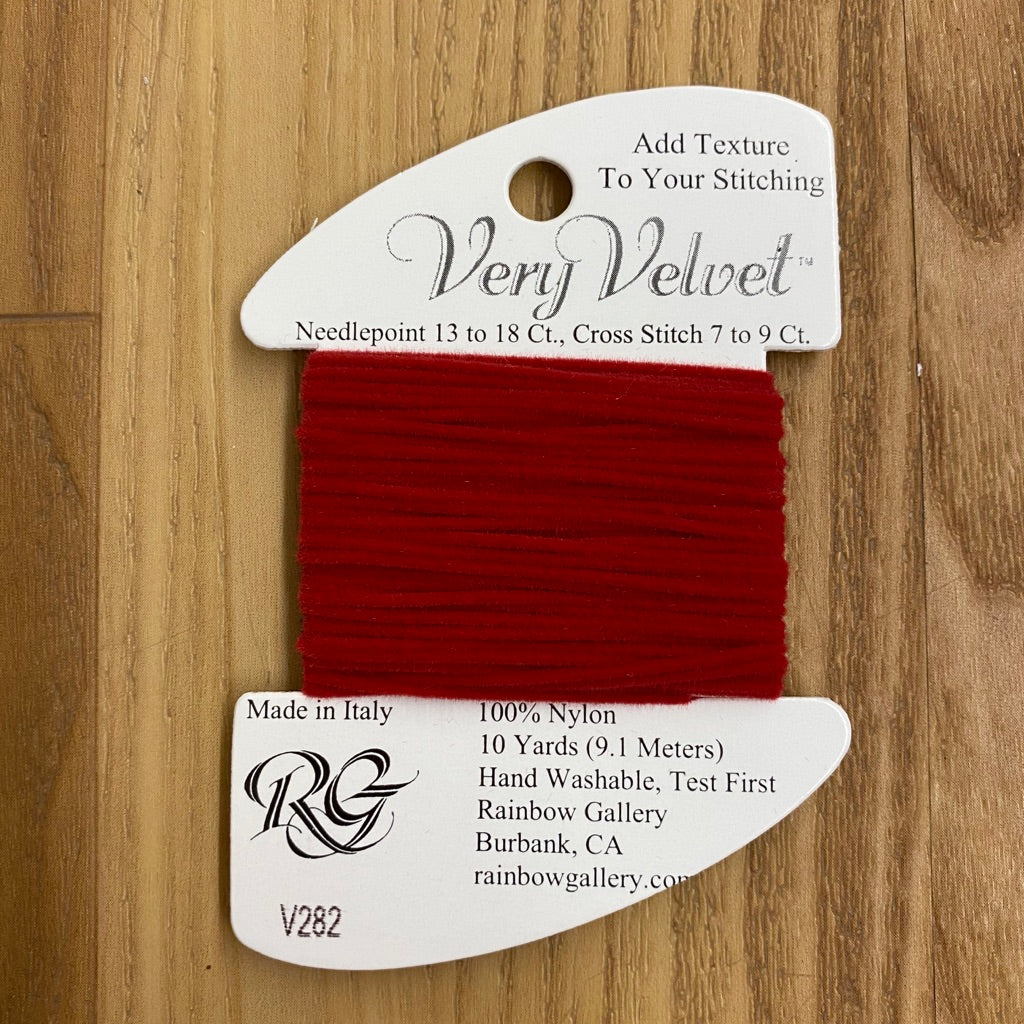 Very Velvet V282 Scarlet - KC Needlepoint