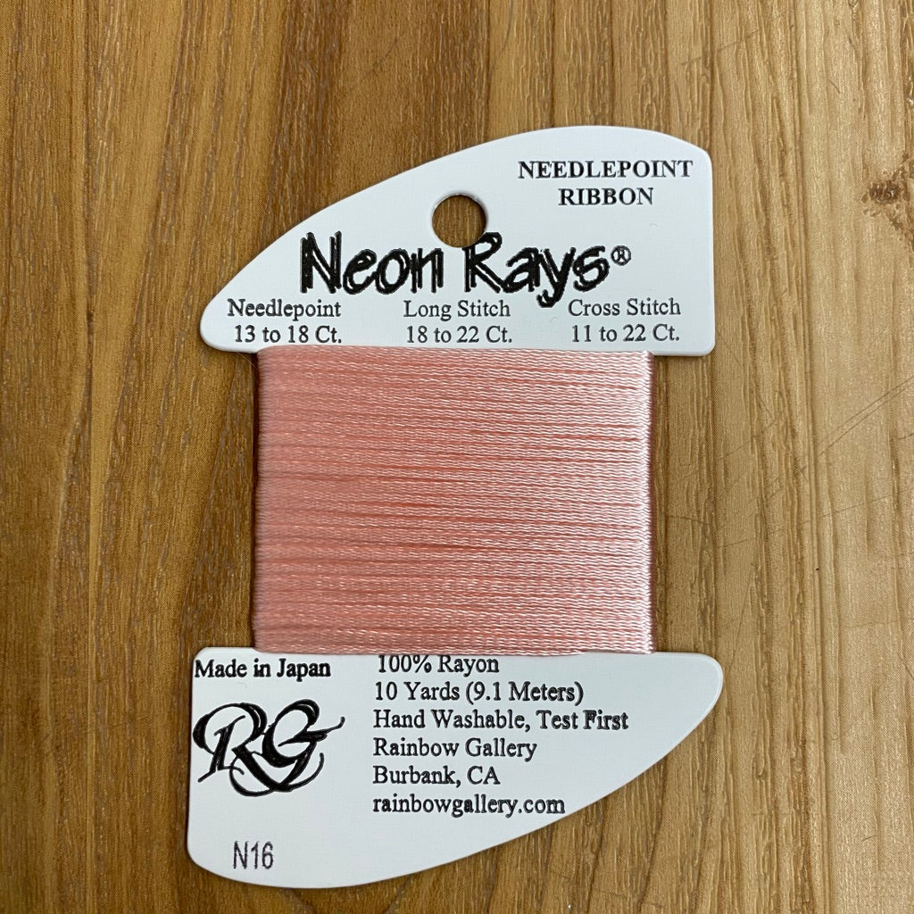 Neon Rays N16 Pale Peach - KC Needlepoint