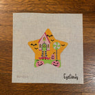Witch House Spooky Star Canvas - KC Needlepoint
