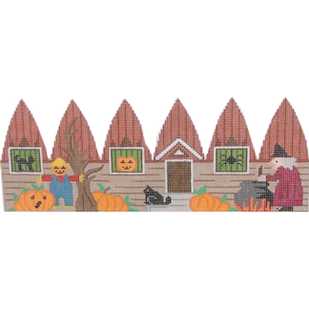 Halloween Carousel Canvas - KC Needlepoint