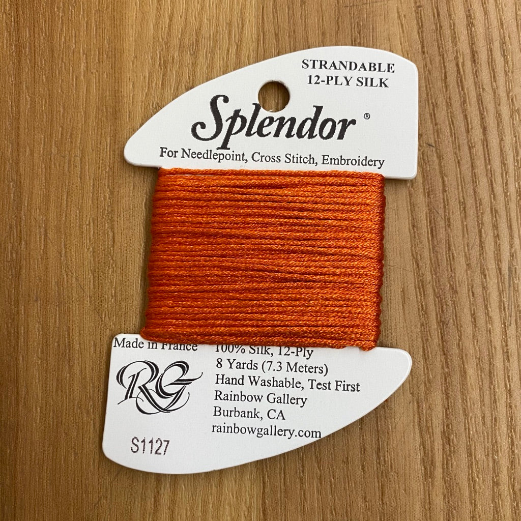 Splendor S1127 Medium Orange Red - KC Needlepoint