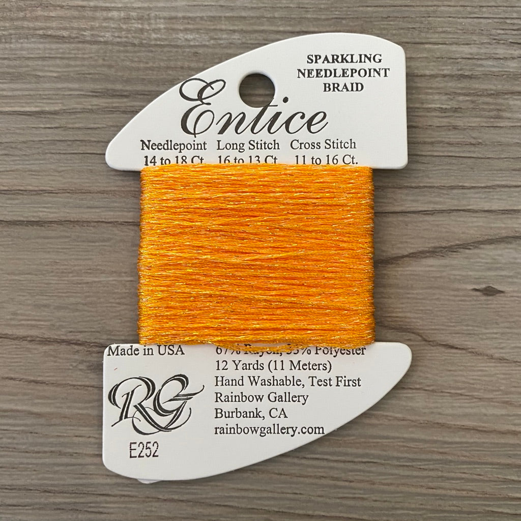 Entice E252 Radiant Yellow - KC Needlepoint