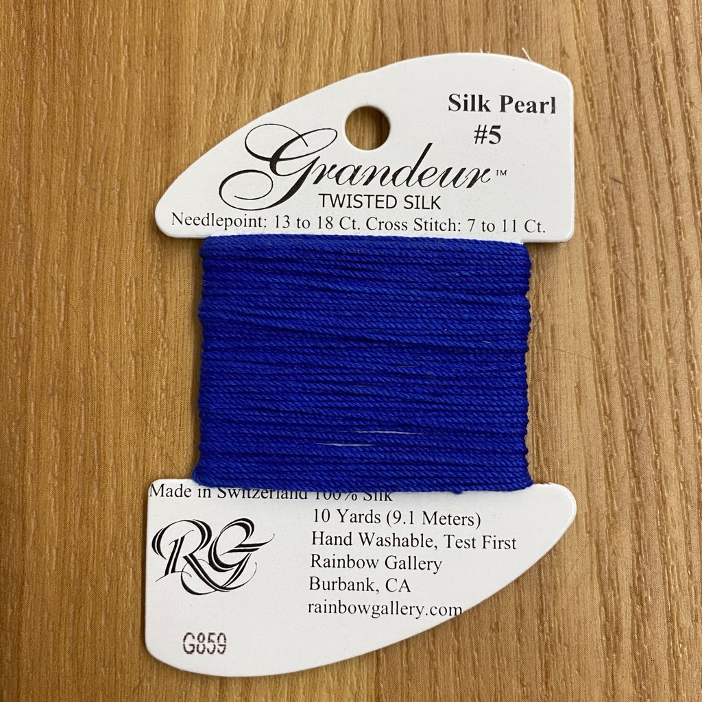 Grandeur Silk G859 Indigo Blue - KC Needlepoint