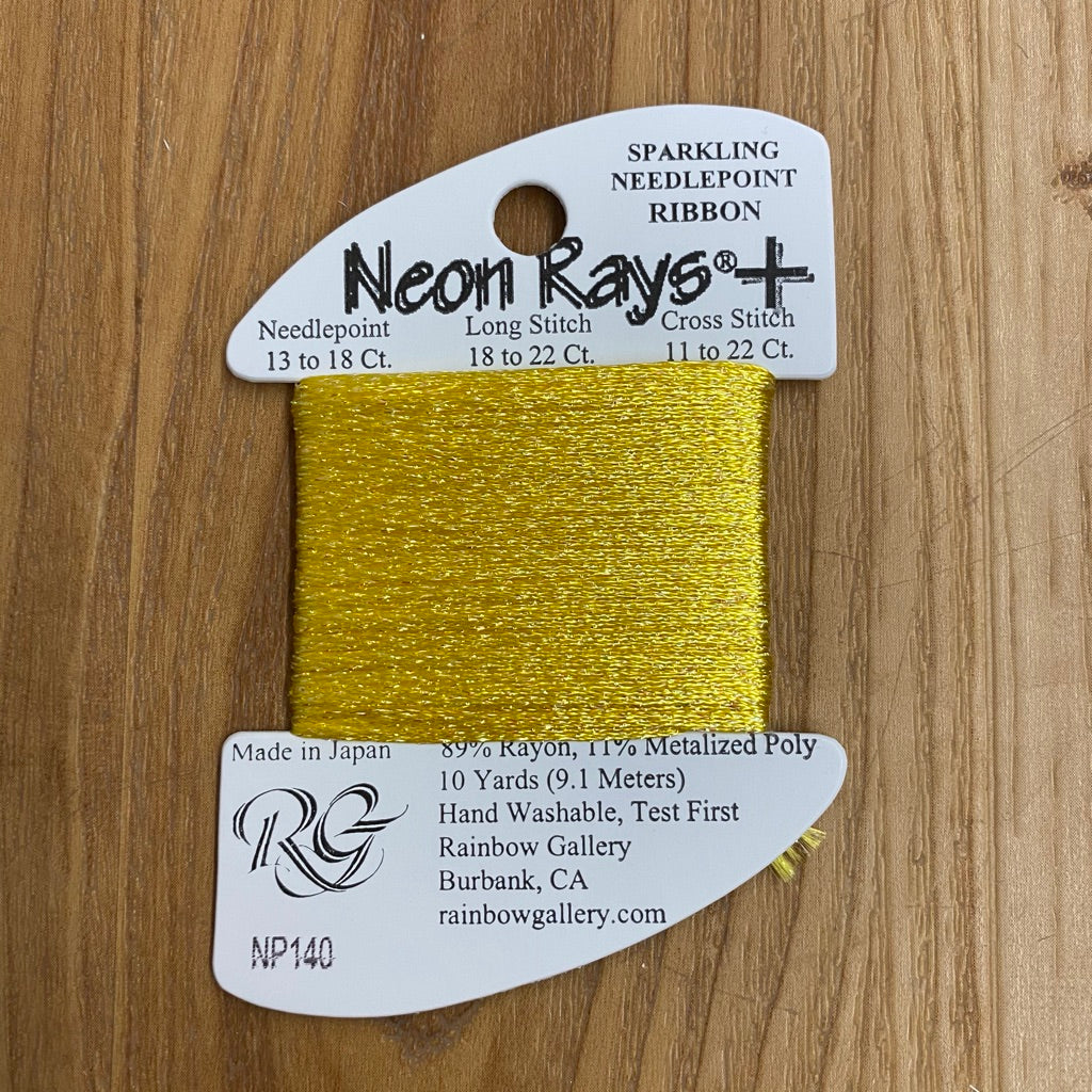Neon Rays+ NP140 Sun Gold - KC Needlepoint