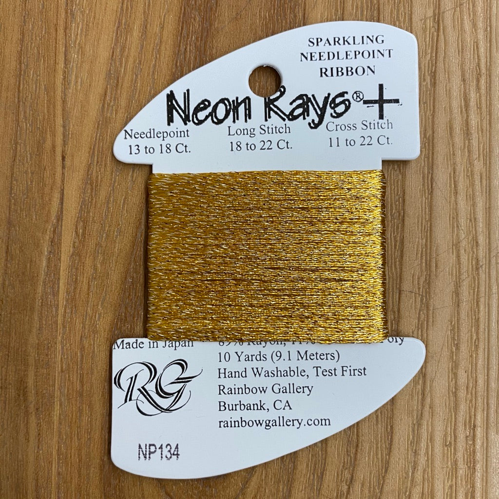 Neon Rays+ NP134 Old Gold - KC Needlepoint