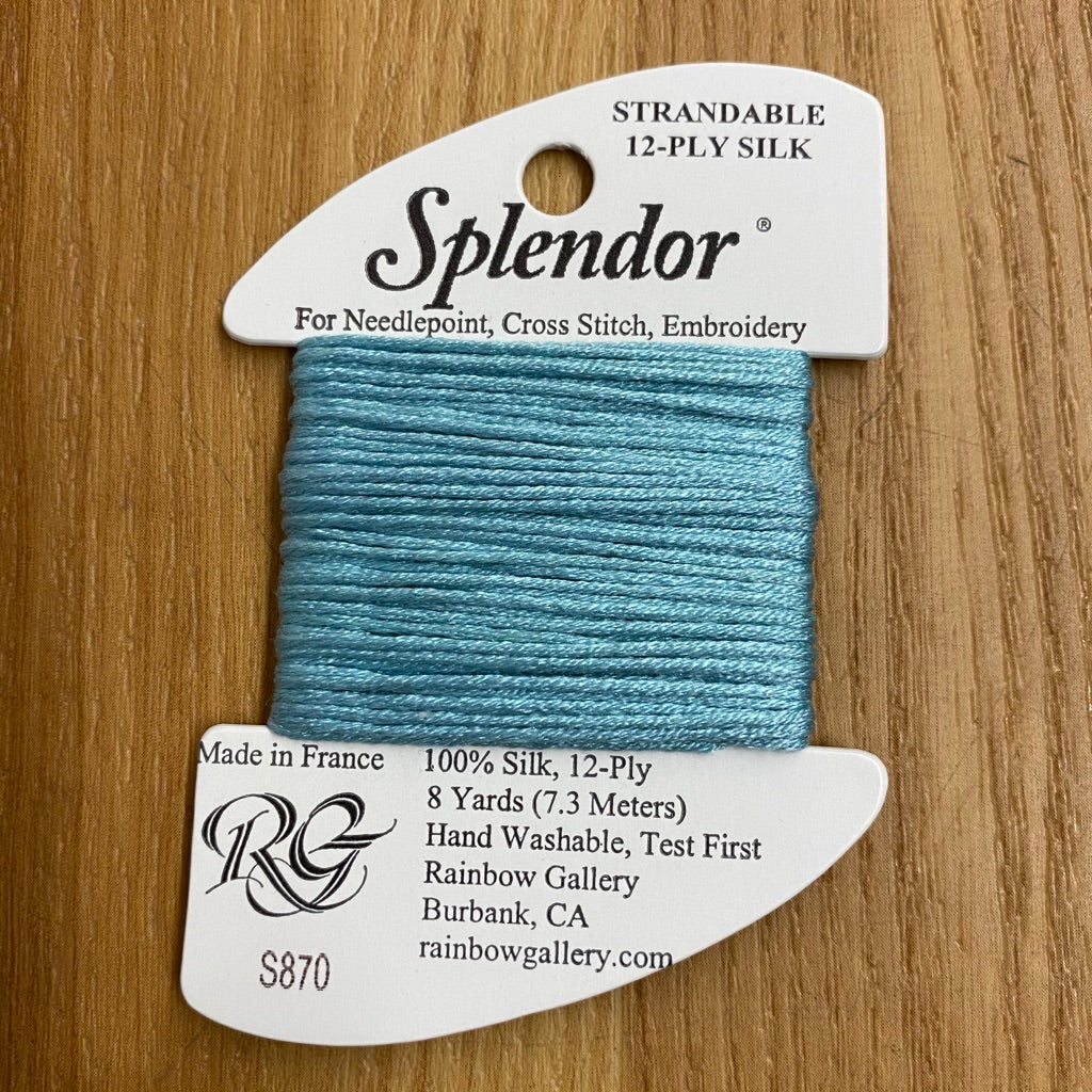 Splendor S870 Green Aqua - KC Needlepoint