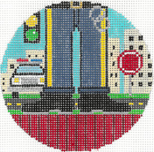 Police Feet Canvas - KC Needlepoint