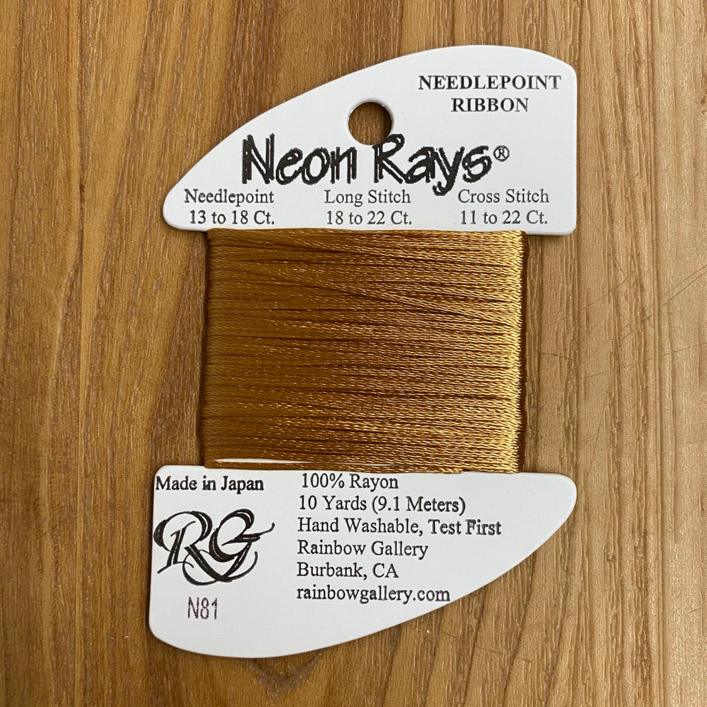 Neon Rays N81 Nutmeg - KC Needlepoint