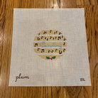 Caroling Round Canvas - KC Needlepoint