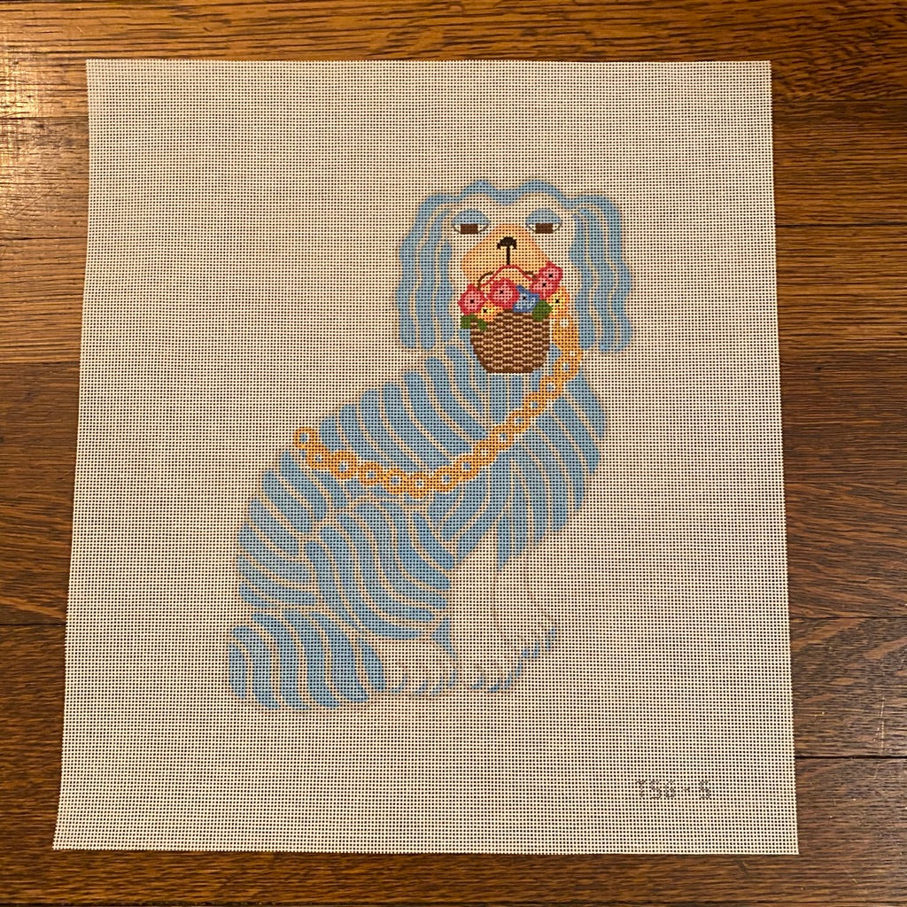 Seigfried the Staffordshire Dog Canvas - KC Needlepoint