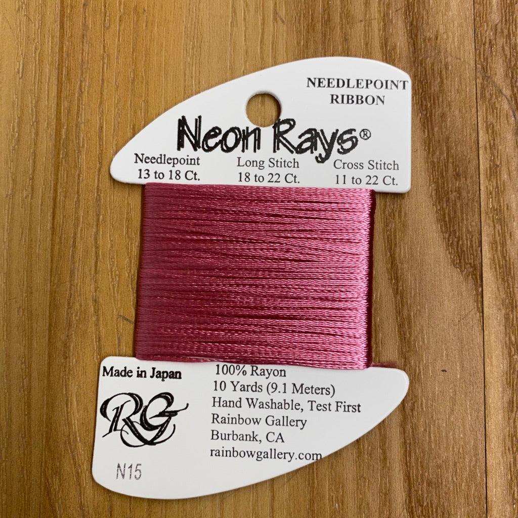Neon Rays N15 Rose Pink - KC Needlepoint